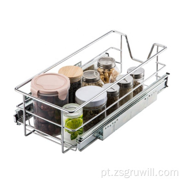 OEM Pull Out Gairer Wire Basket Kitchen Storage